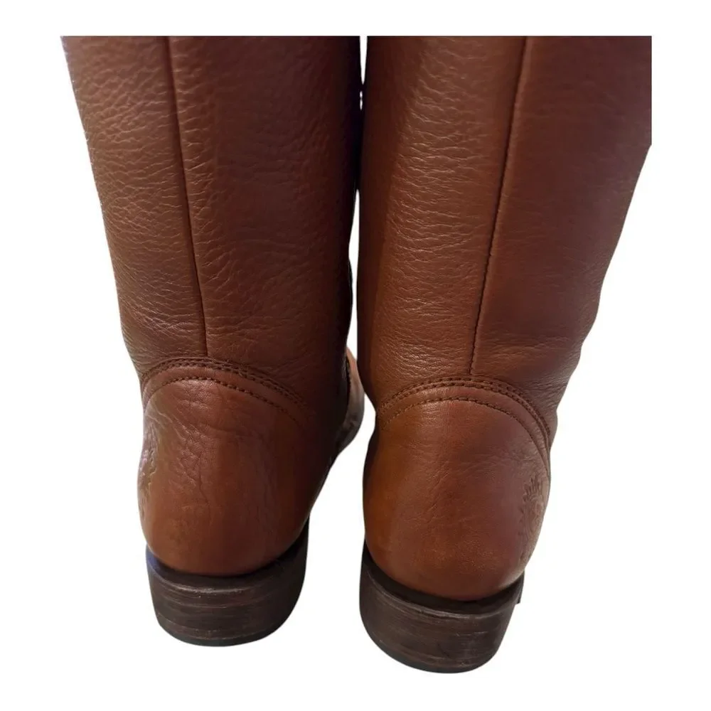 Muro Women’s Tan Leather Riding Boots 9.5